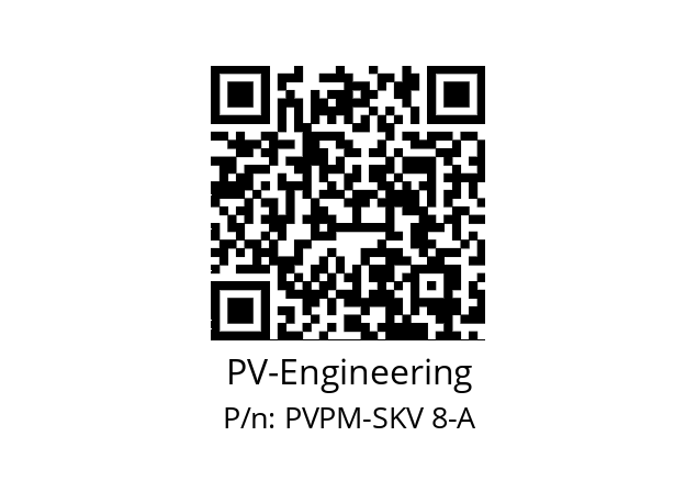   PV-Engineering PVPM-SKV 8-A