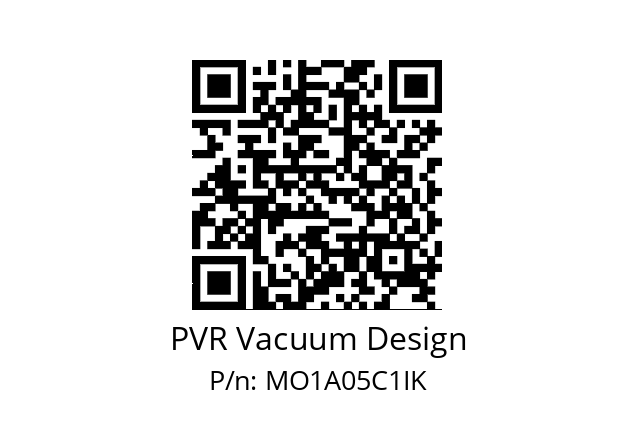   PVR Vacuum Design MO1A05C1IK