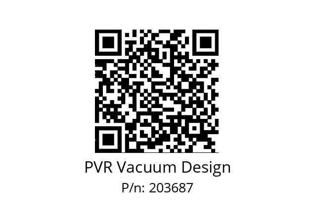   PVR Vacuum Design 203687