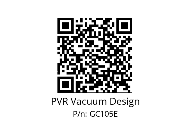   PVR Vacuum Design GC105E