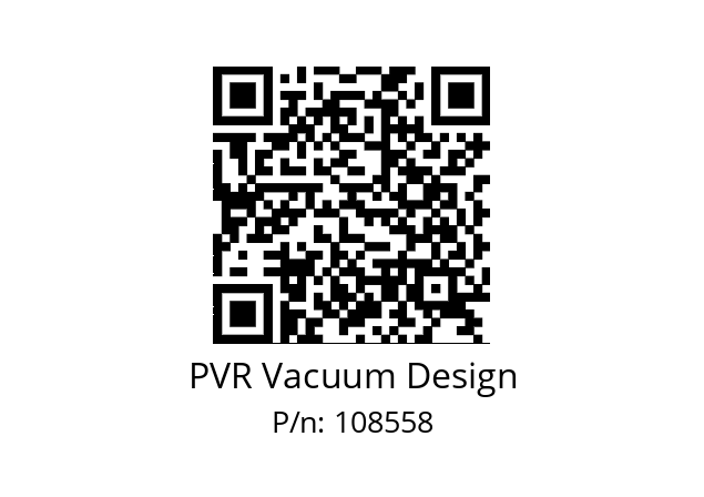   PVR Vacuum Design 108558