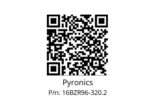   Pyronics 16BZR96-320.2