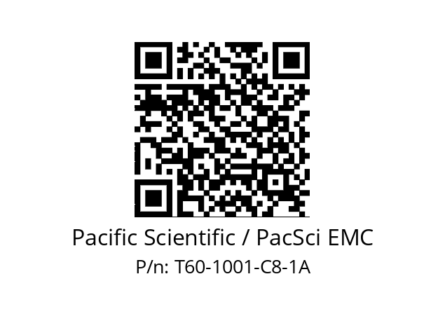   Pacific Scientific / PacSci EMC T60-1001-C8-1A