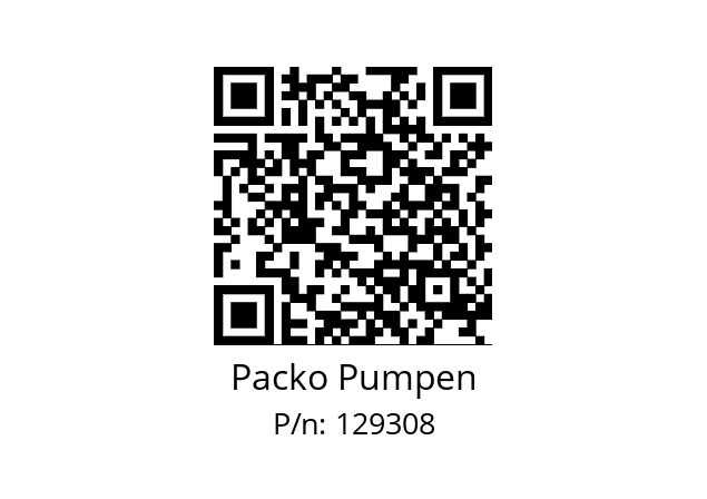   Packo Pumpen 129308