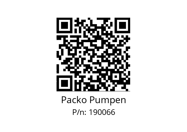   Packo Pumpen 190066