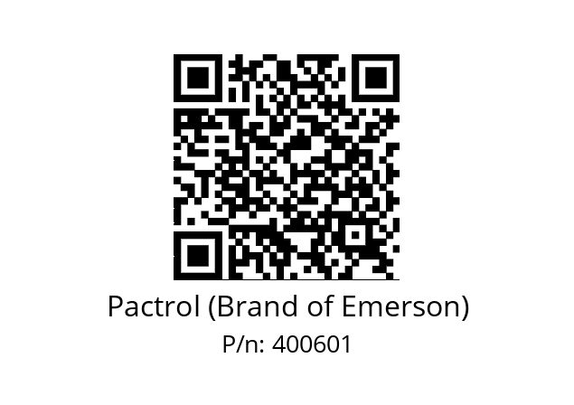   Pactrol (Brand of Emerson) 400601