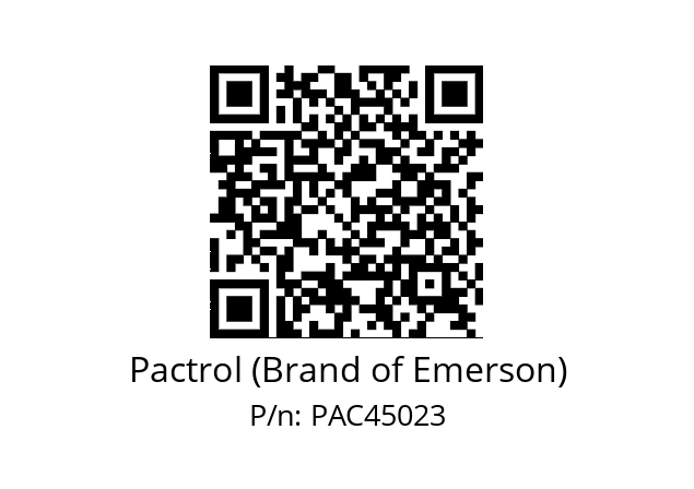   Pactrol (Brand of Emerson) PAC45023