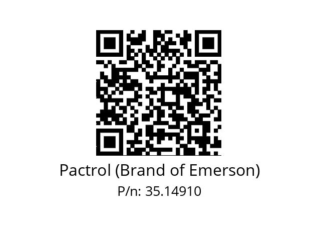   Pactrol (Brand of Emerson) 35.14910