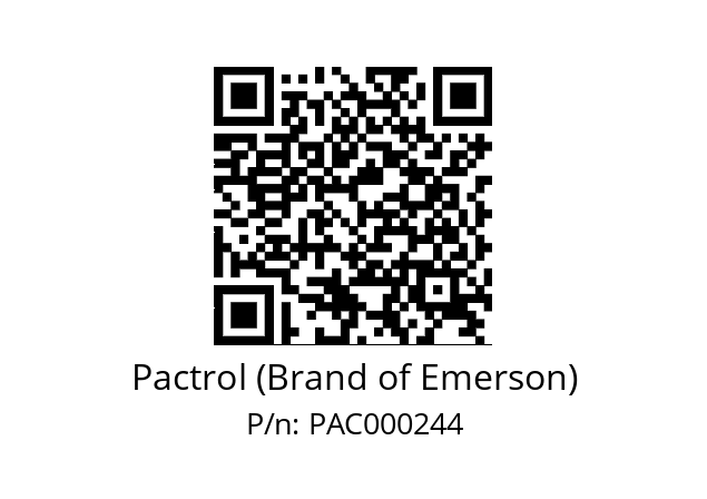   Pactrol (Brand of Emerson) PAC000244