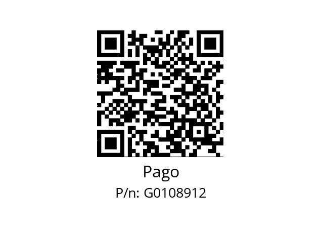   Pago G0108912