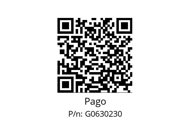   Pago G0630230