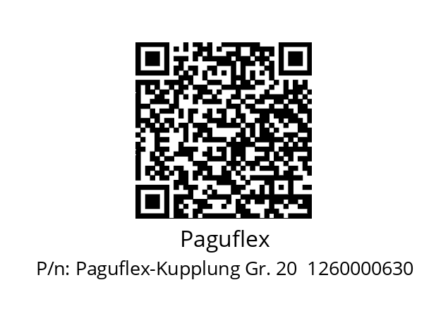   Paguflex Paguflex-Kupplung Gr. 20  1260000630