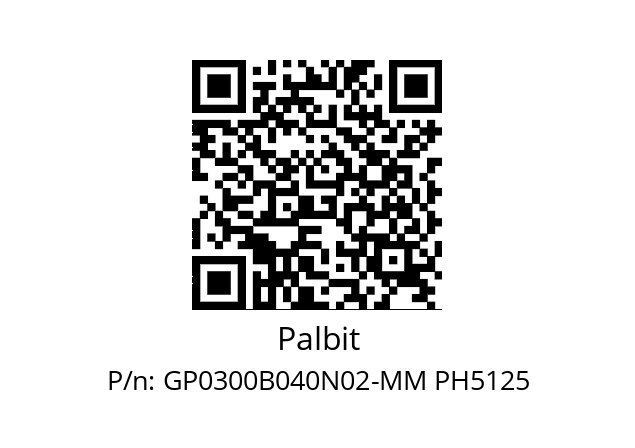   Palbit GP0300B040N02-MM PH5125