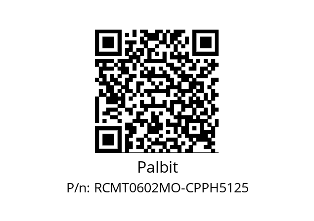   Palbit RCMT0602MO-CPPH5125