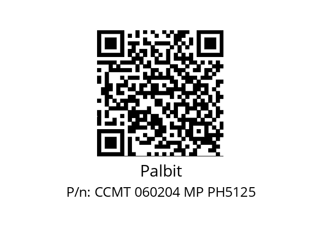   Palbit CCMT 060204 MP PH5125