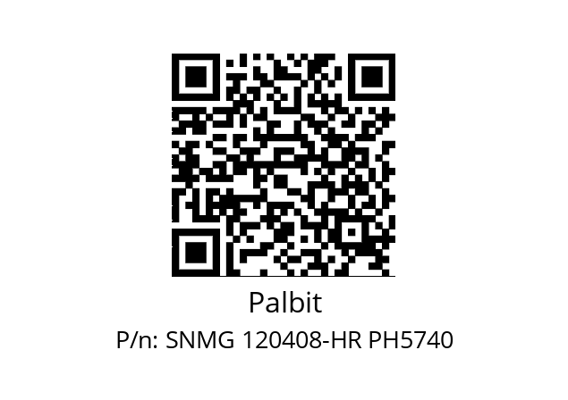   Palbit SNMG 120408-HR PH5740