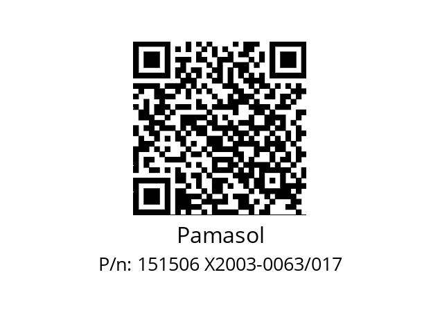   Pamasol 151506 X2003-0063/017