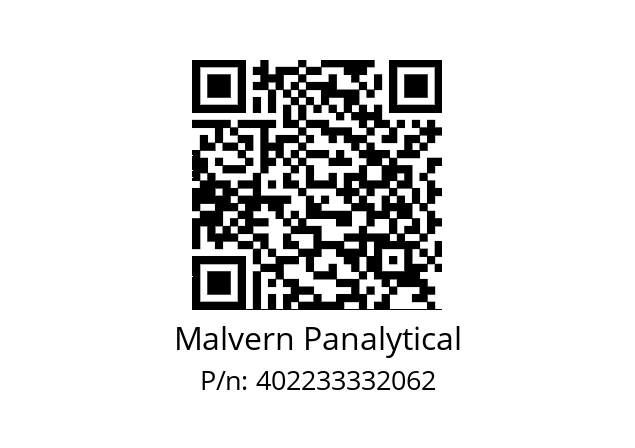   Malvern Panalytical 402233332062