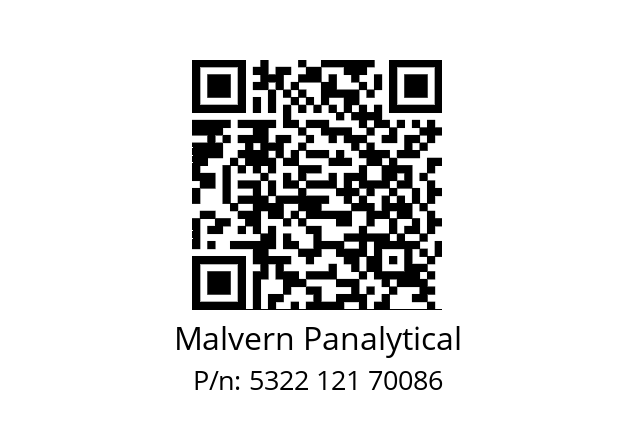   Malvern Panalytical 5322 121 70086