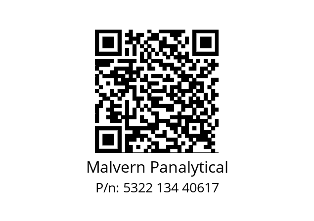   Malvern Panalytical 5322 134 40617