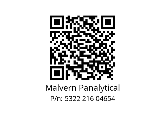   Malvern Panalytical 5322 216 04654