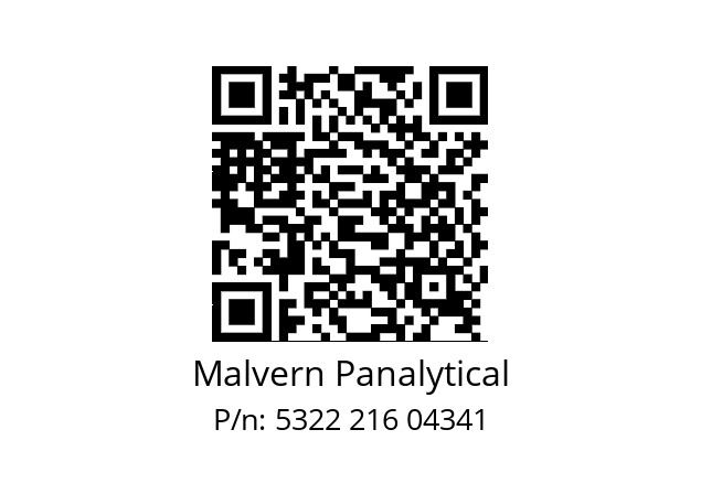   Malvern Panalytical 5322 216 04341