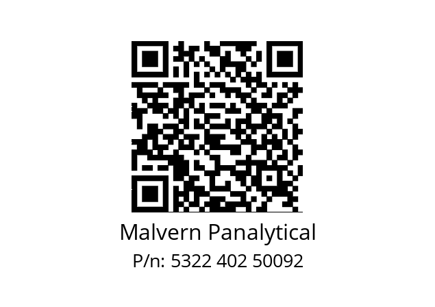   Malvern Panalytical 5322 402 50092