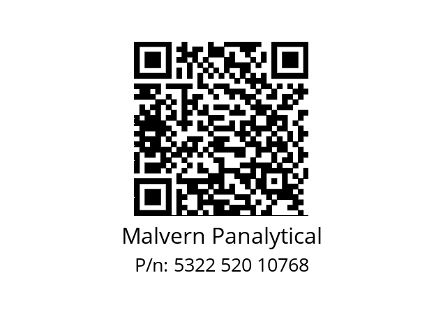   Malvern Panalytical 5322 520 10768