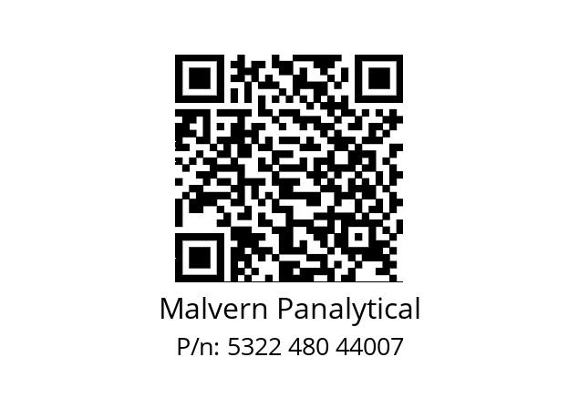   Malvern Panalytical 5322 480 44007