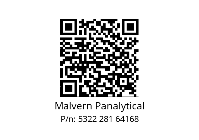   Malvern Panalytical 5322 281 64168