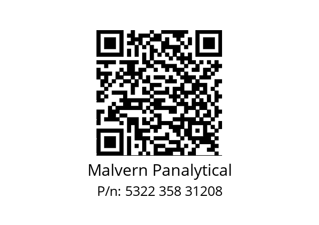   Malvern Panalytical 5322 358 31208