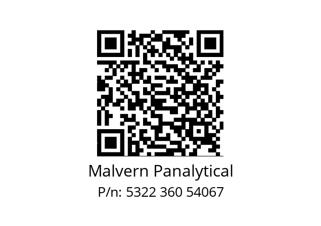   Malvern Panalytical 5322 360 54067