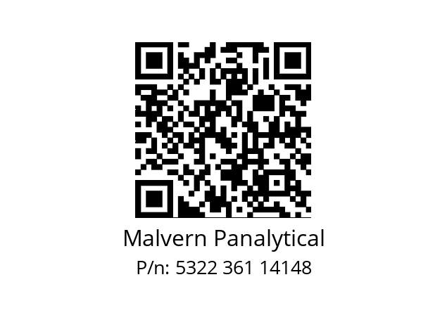   Malvern Panalytical 5322 361 14148