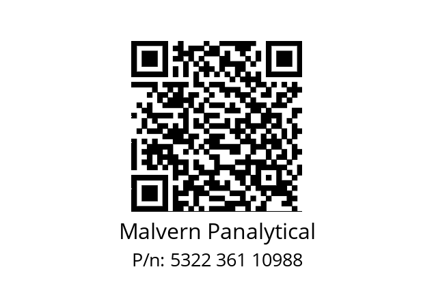   Malvern Panalytical 5322 361 10988