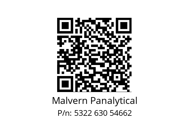   Malvern Panalytical 5322 630 54662