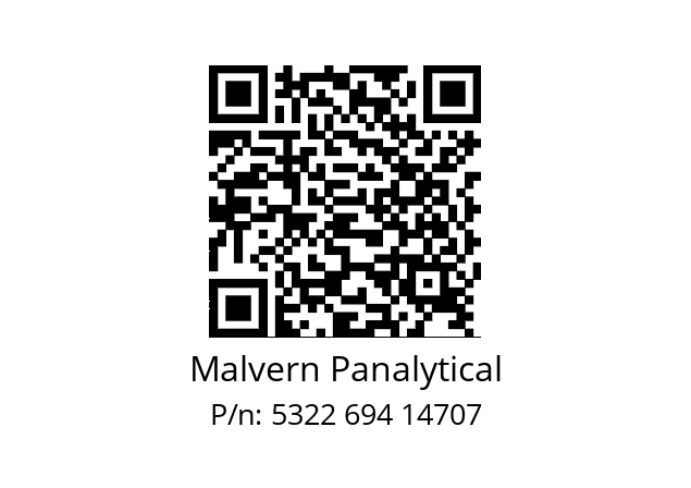   Malvern Panalytical 5322 694 14707