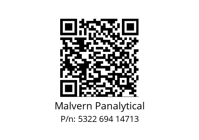   Malvern Panalytical 5322 694 14713