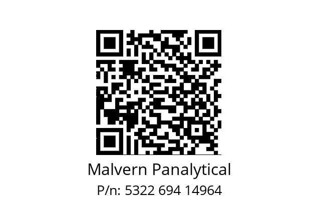   Malvern Panalytical 5322 694 14964