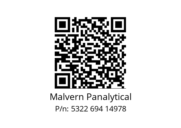   Malvern Panalytical 5322 694 14978