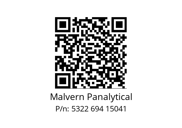   Malvern Panalytical 5322 694 15041