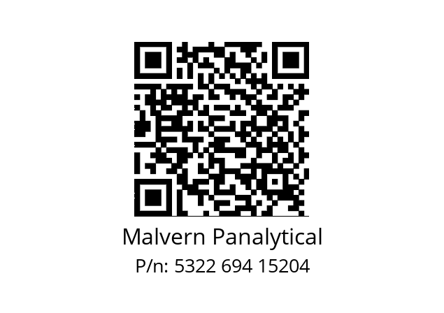   Malvern Panalytical 5322 694 15204