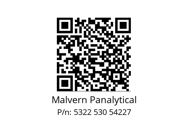   Malvern Panalytical 5322 530 54227