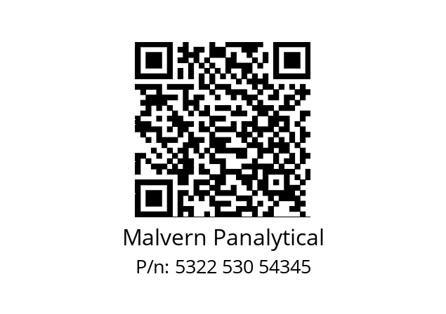   Malvern Panalytical 5322 530 54345