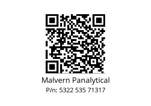   Malvern Panalytical 5322 535 71317