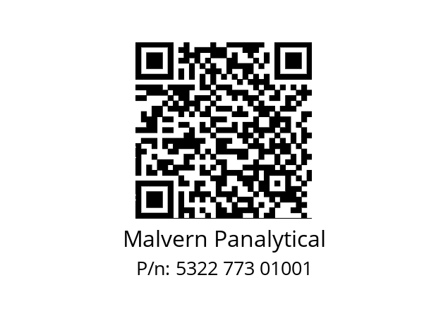   Malvern Panalytical 5322 773 01001