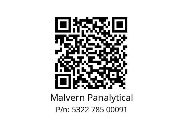   Malvern Panalytical 5322 785 00091