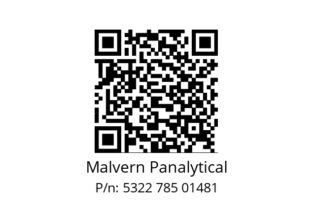   Malvern Panalytical 5322 785 01481