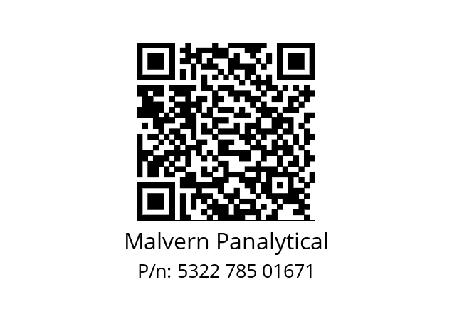   Malvern Panalytical 5322 785 01671