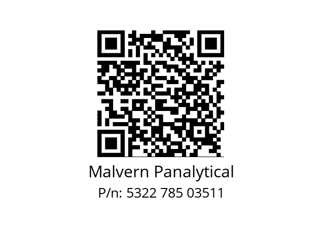   Malvern Panalytical 5322 785 03511