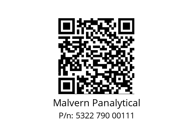   Malvern Panalytical 5322 790 00111